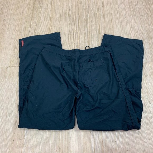 Vintage Y2K GUESS Jeans Wide Leg Polyester Track Pants Back Pocket Black Size 31 - Picture 4 of 6